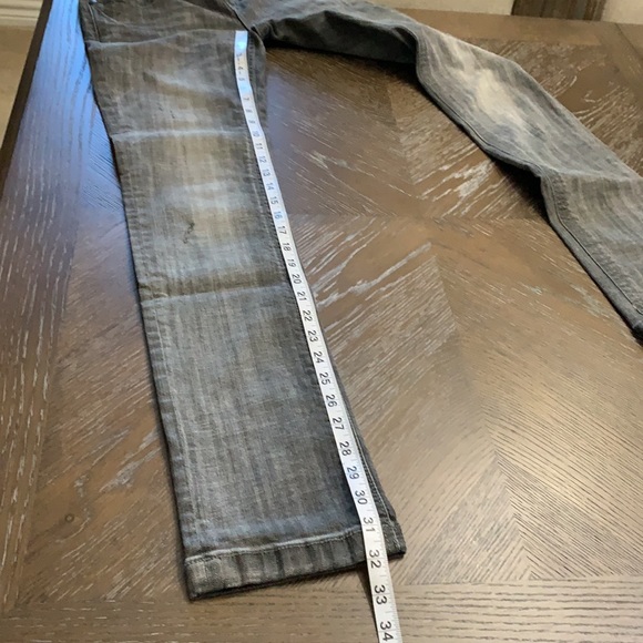 Free People dark gray straight leg denim jeans - Picture 10 of 14